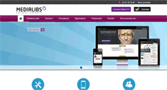 Desktop Screenshot of medialibs.com
